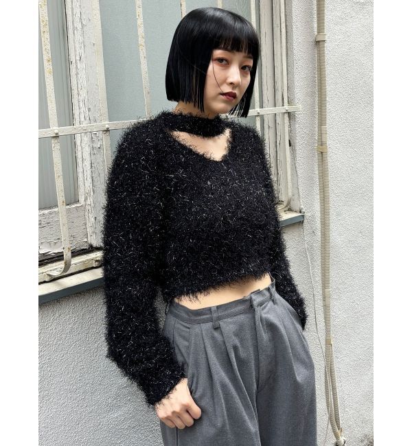 MURUA「フェザーチョーカーニット」|ニット・セーター|