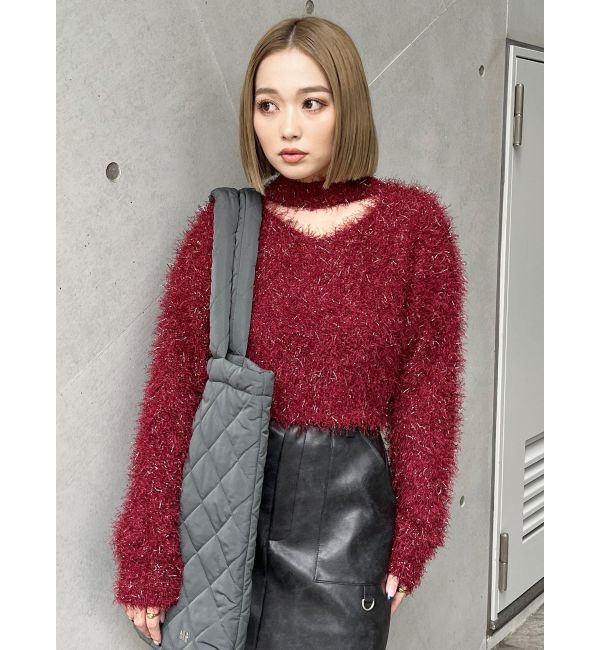 MURUA「フェザーチョーカーニット」|ニット・セーター|