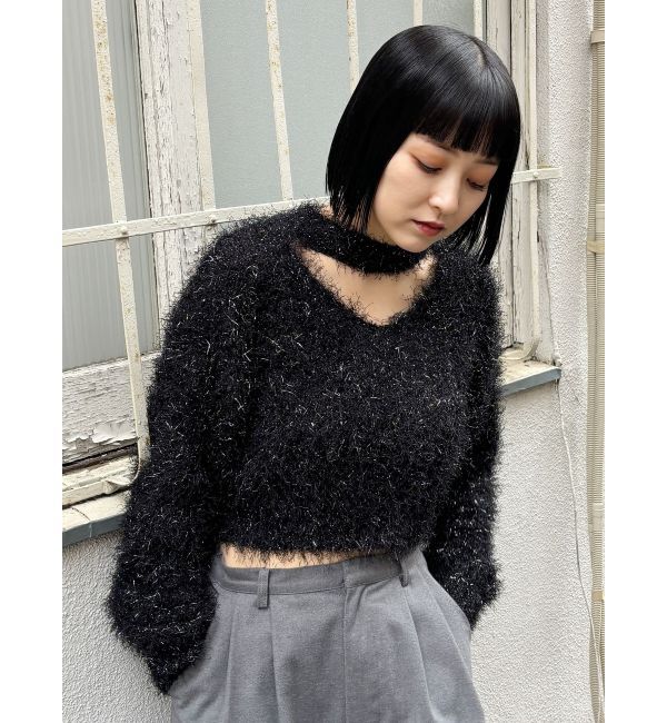 MURUA「フェザーチョーカーニット」|ニット・セーター|