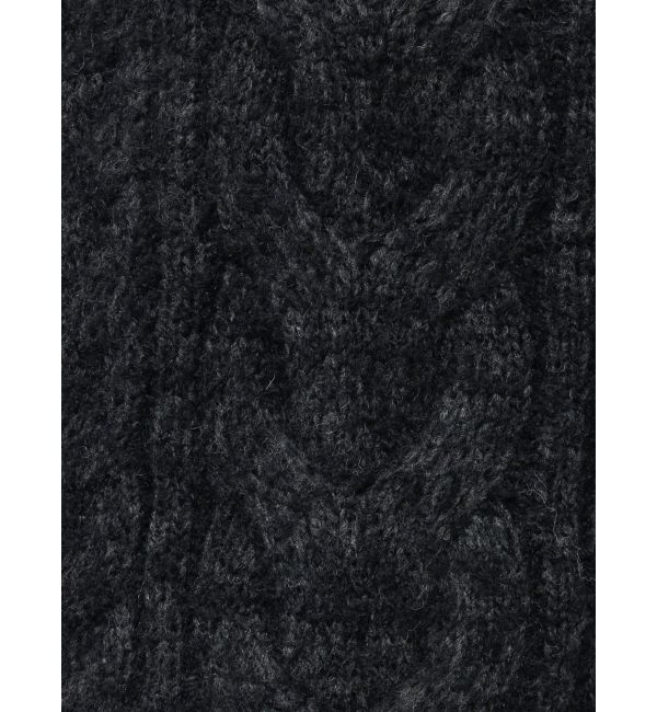 Ungrid「ビッグシルエットルーズケーブルニット」|ニット・セーター|