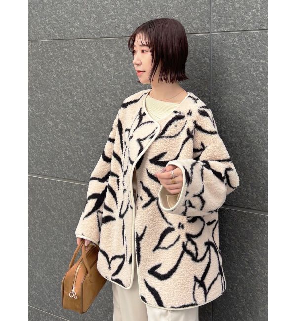 LAGUNAMOON「【REVIVAL】リバーシブルボアブルゾン」|その他|