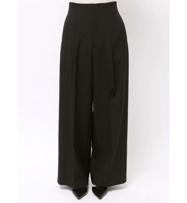 LAGUNAMOON「ウォッシャブルタックワイドパンツ」|その他|