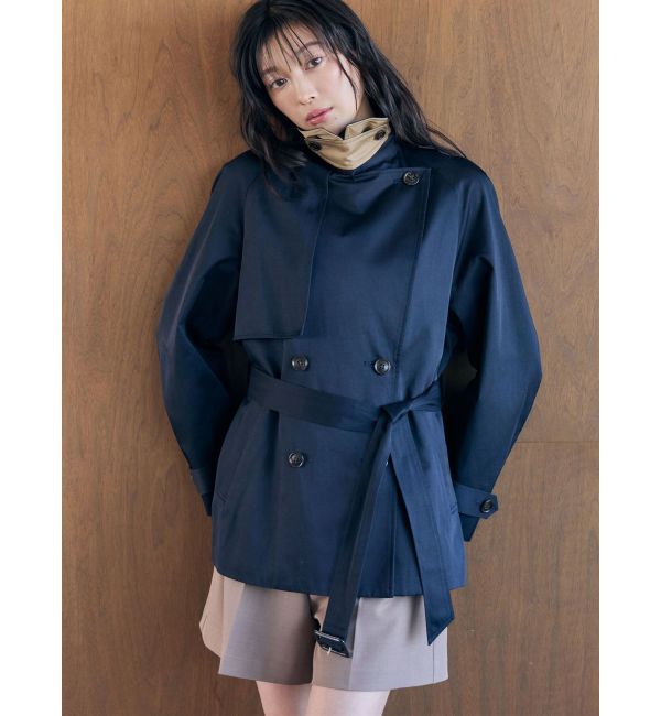 LAGUNAMOON「ミディアムトレンチコート」|トレンチコート|
