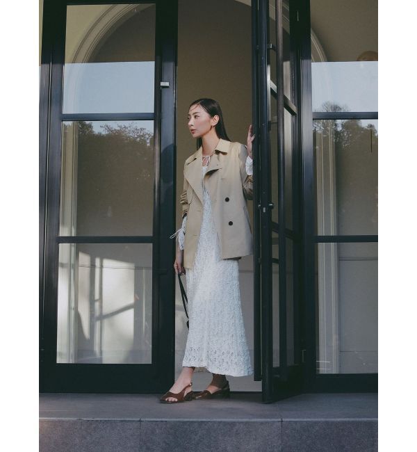 LAGUNAMOON「ミディアムトレンチコート」|トレンチコート|