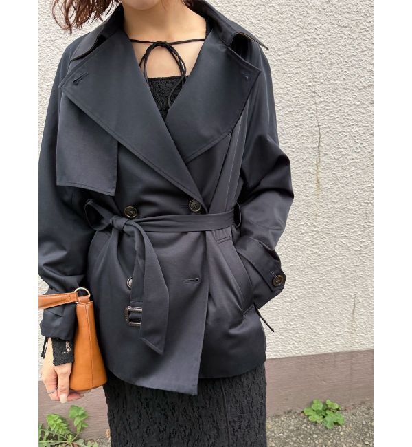 LAGUNAMOON「ミディアムトレンチコート」|トレンチコート|