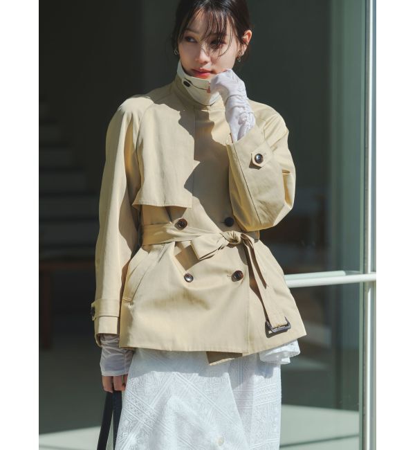 LAGUNAMOON「ミディアムトレンチコート」|トレンチコート|