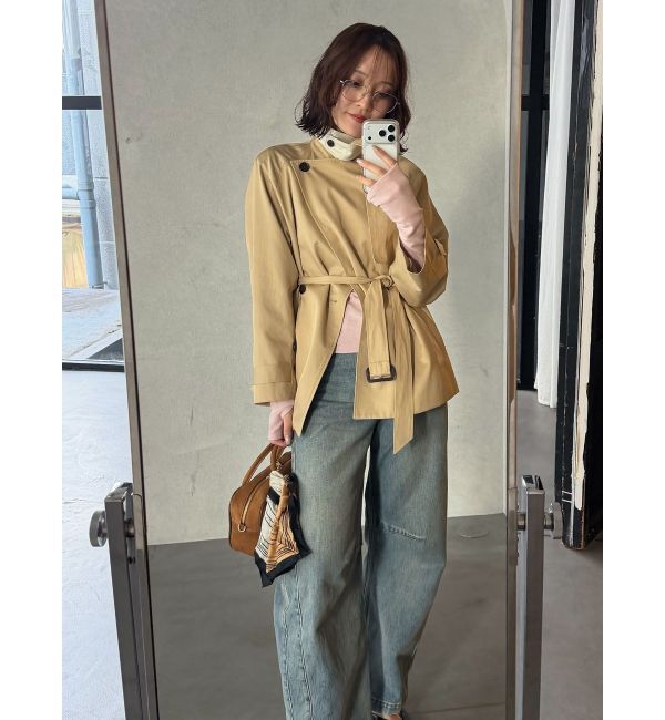 LAGUNAMOON「ミディアムトレンチコート」|トレンチコート|