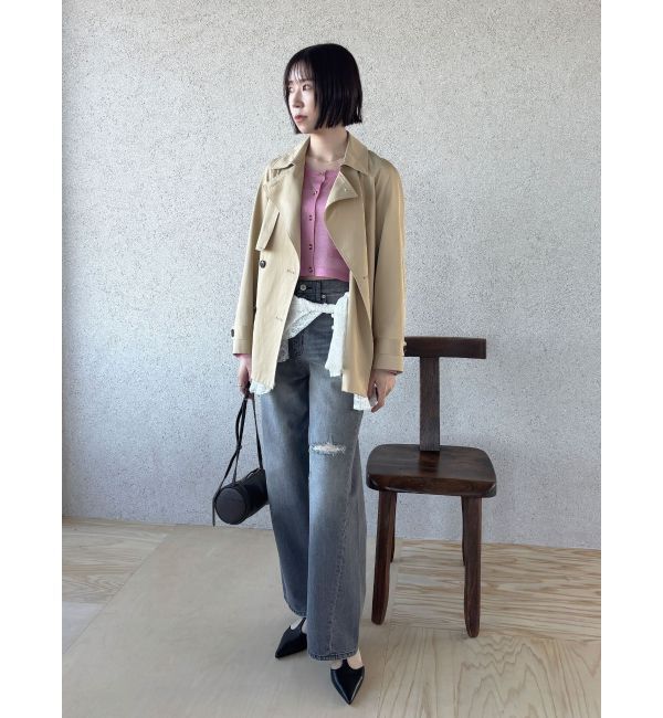 LAGUNAMOON「ミディアムトレンチコート」|トレンチコート|