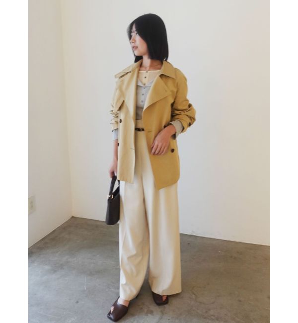 LAGUNAMOON「ミディアムトレンチコート」|トレンチコート|