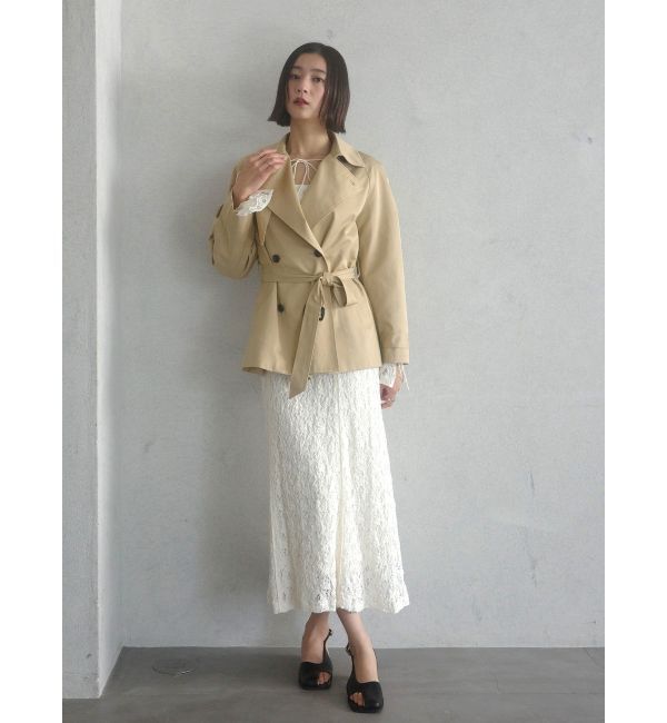 LAGUNAMOON「ミディアムトレンチコート」|トレンチコート|