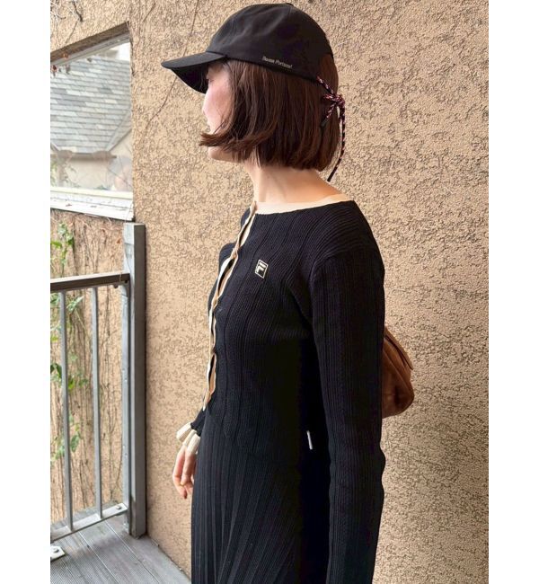 LAGUNAMOON「【FILA別注】バックリボンロゴキャップ」|キャップ・キャスケット|