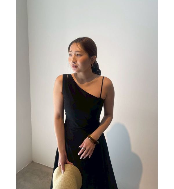 LAGUNAMOON「アシメデザインフレアワンピース」|ワンピース|