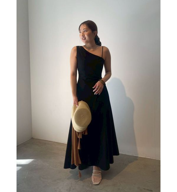 LAGUNAMOON「アシメデザインフレアワンピース」|ワンピース|