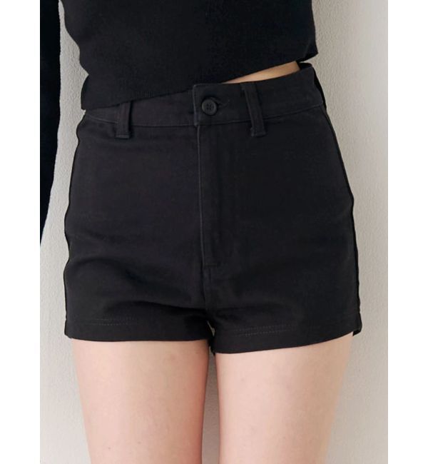 EVRIS「マイクロミニショートパンツ」|その他|ブラック