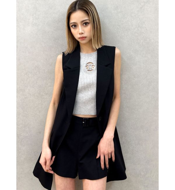 GYDA「ベルト付きハイウエストショートパンツ【SETUP着用可】」|その他|