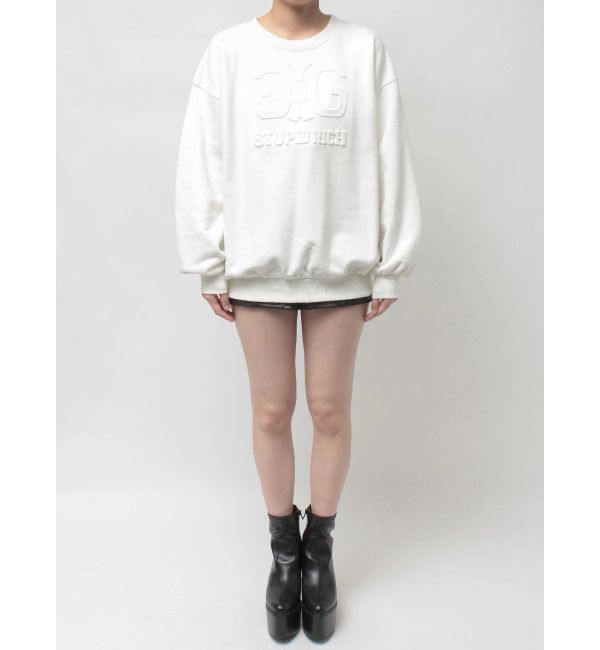 GYDA「Symmetry GYDAロゴembossトップス」|スウェット・ジャージ|