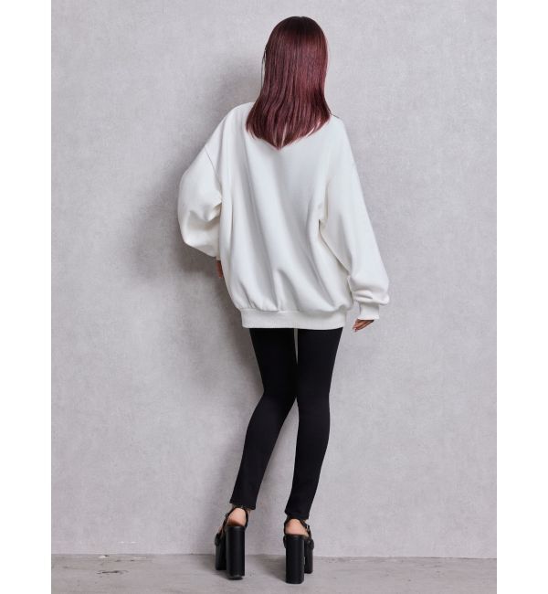 GYDA「Symmetry GYDAロゴembossトップス」|スウェット・ジャージ|