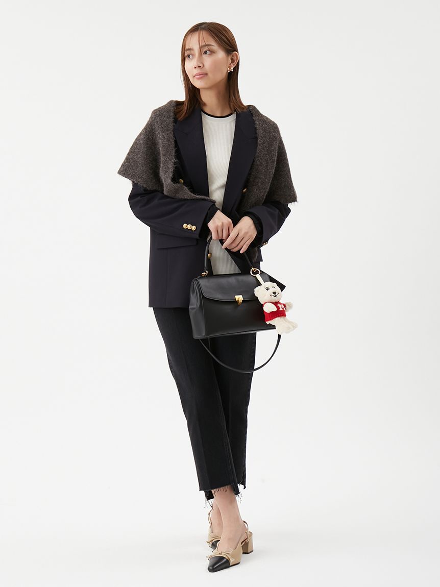 Mila Owen「金釦ダブルブレストロングブレザー」|テーラードジャケット|