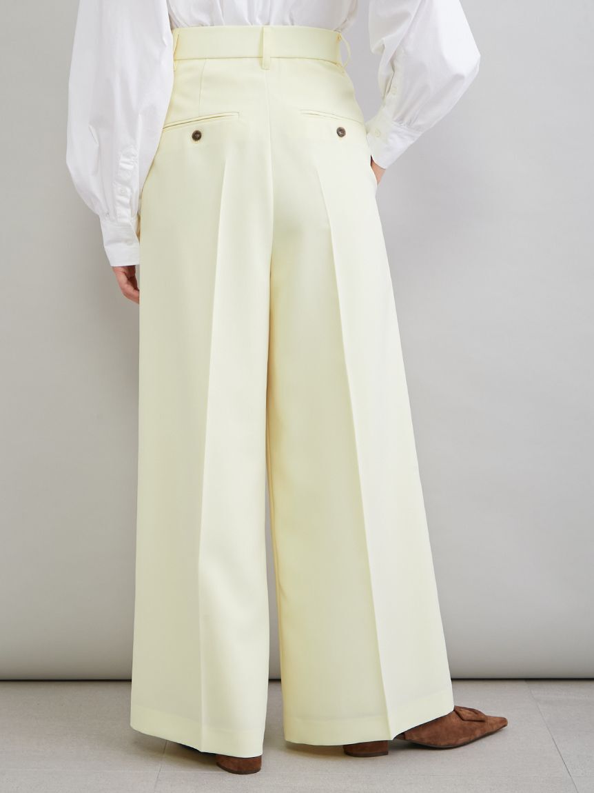 Mila Owen「【井桁弘恵さん監修】２タックワイドパンツ」|チノ|