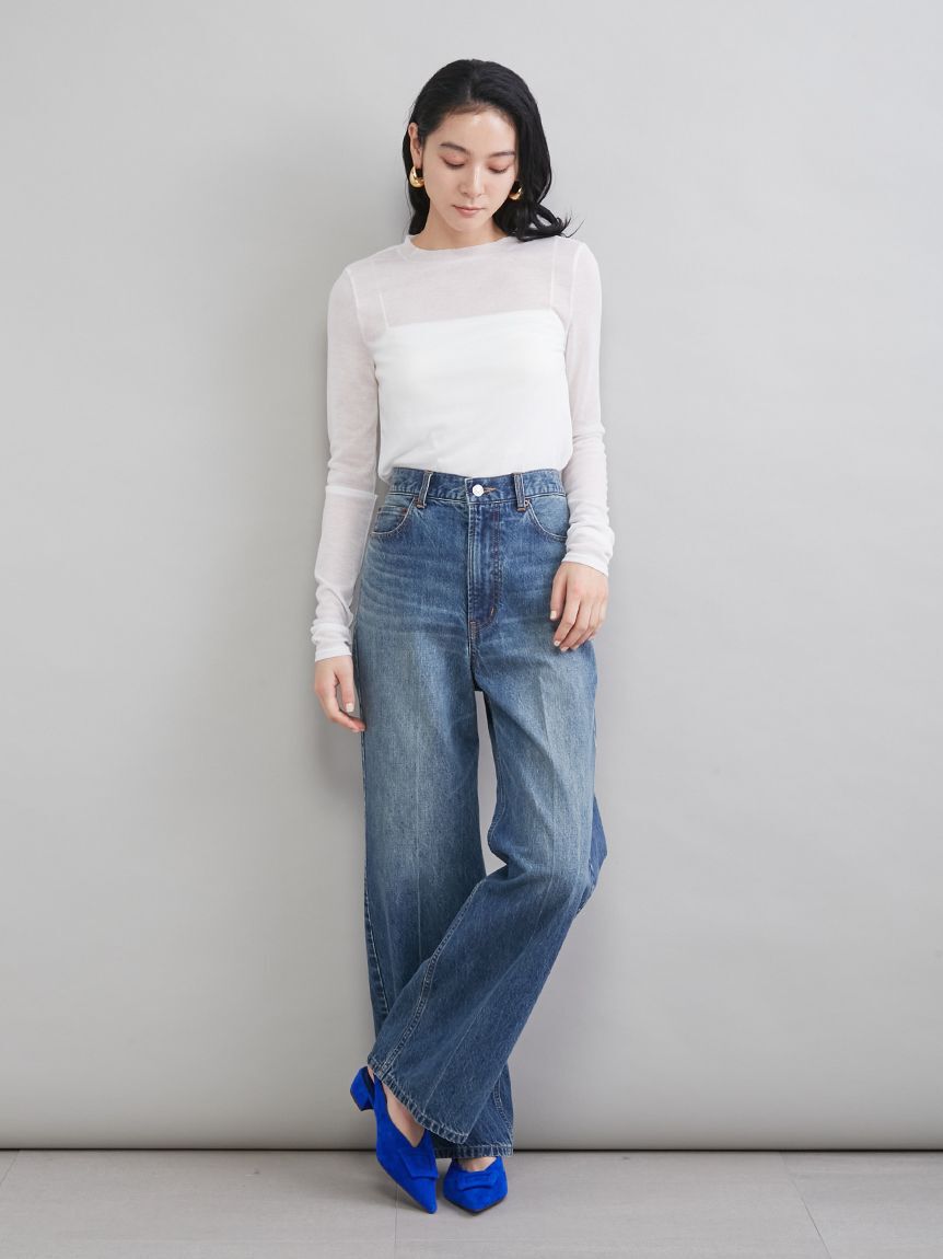 Mila Owen「バギーフレアデニム」|デニム|