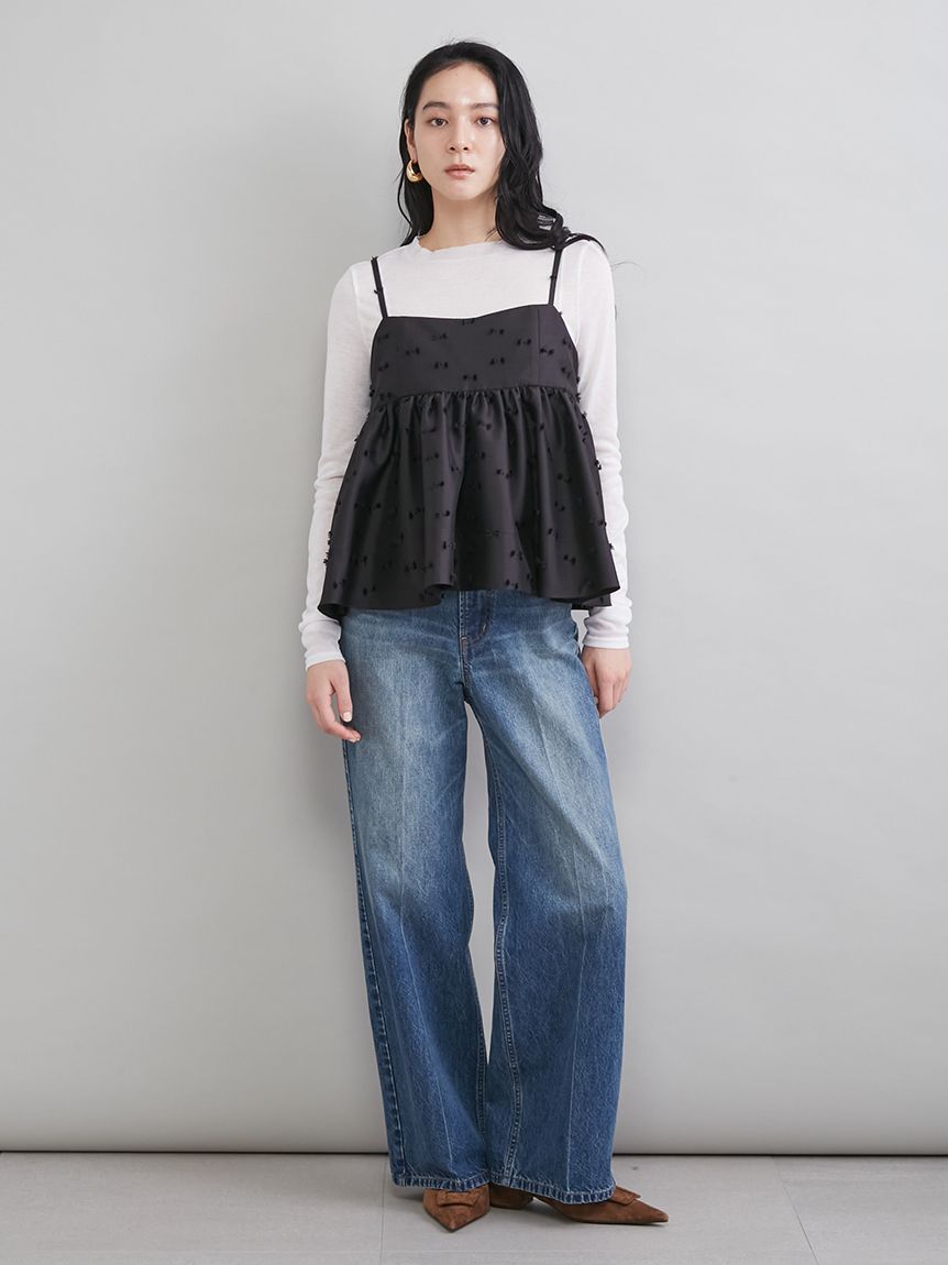 Mila Owen「バギーフレアデニム」|デニム|