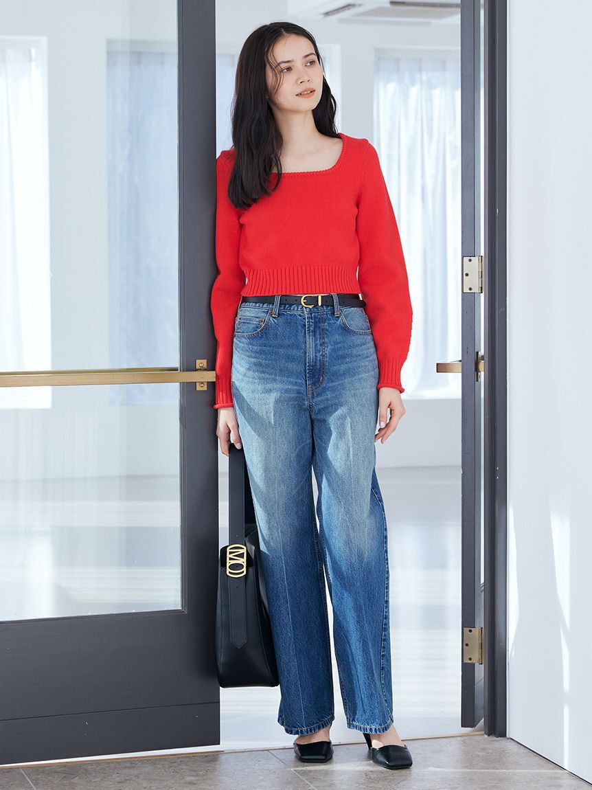 Mila Owen「バギーフレアデニム」|デニム|