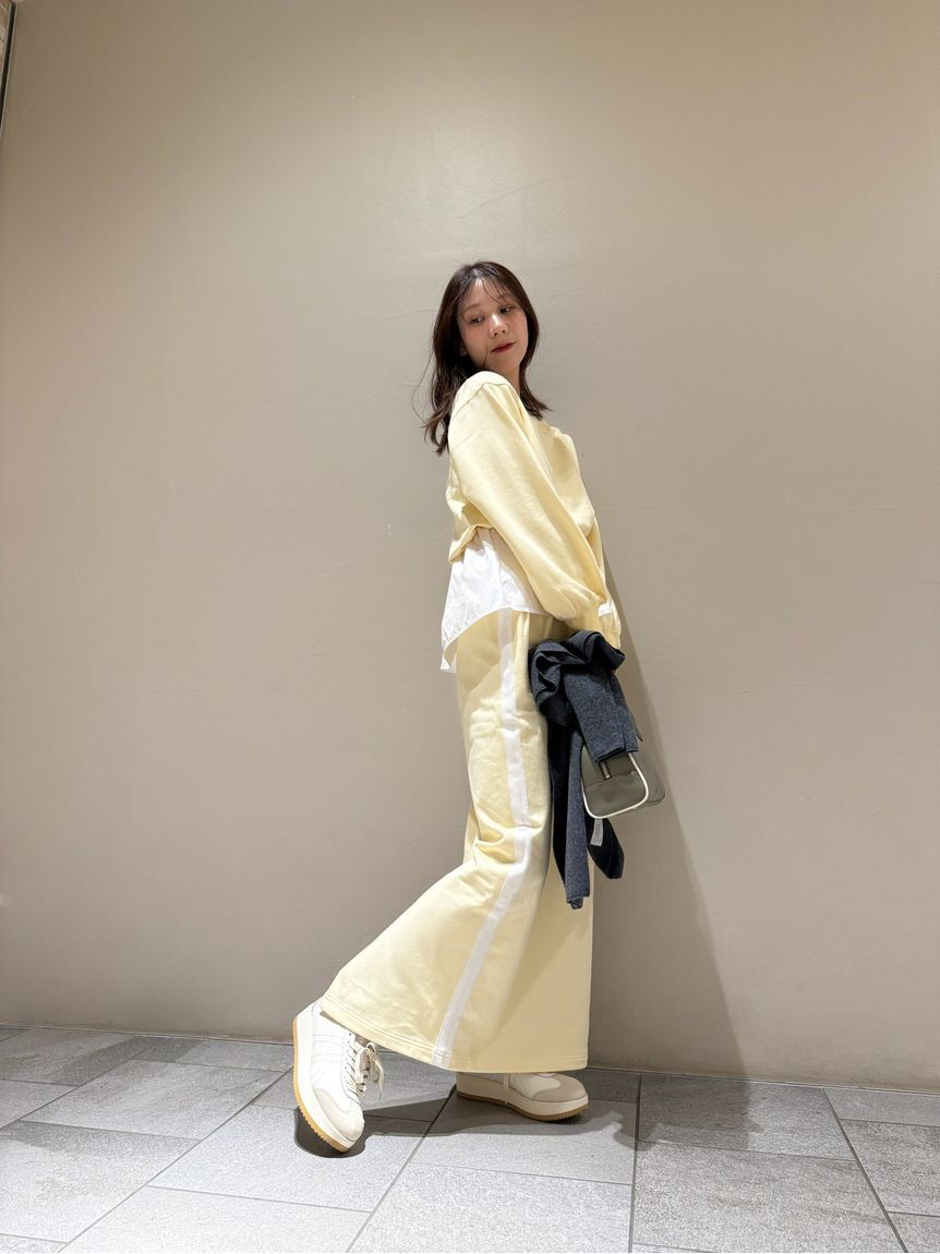 emmi atelier「布帛ドッキング裏毛セットアップ」|ワンピース|