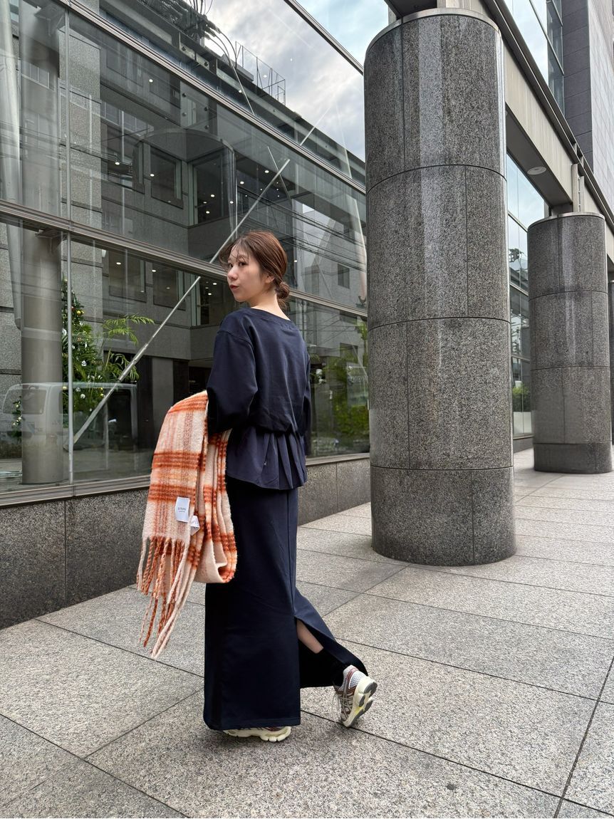 emmi atelier「布帛ドッキング裏毛セットアップ」|ワンピース|