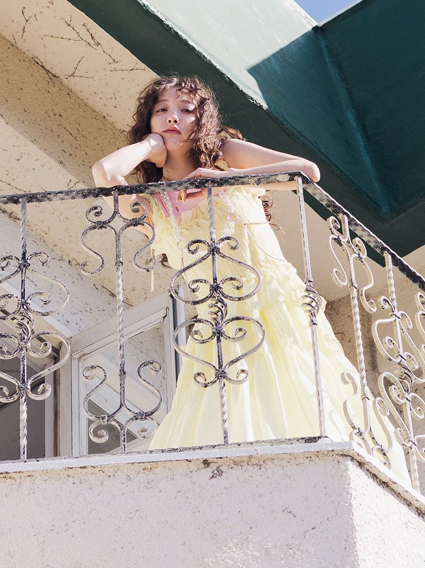 FURFUR「ボリュームシャーリングワンピース」|ワンピース|