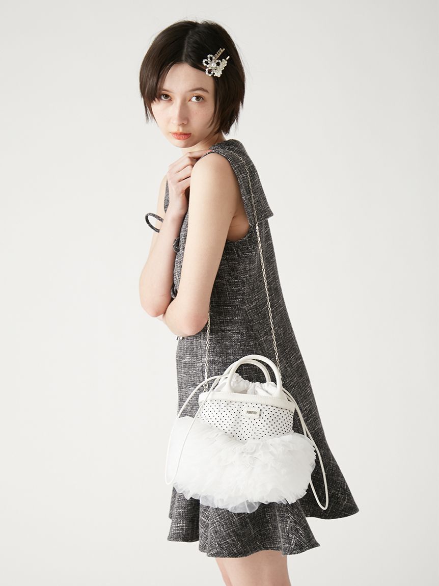 FURFUR「サテン巾着ポーチバッグ」|ポーチ|