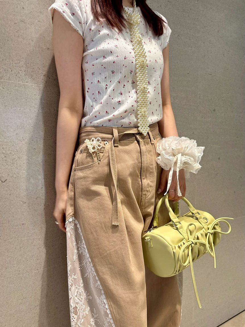 FURFUR「フラワーモチーフネクタイ」|ネックレス|