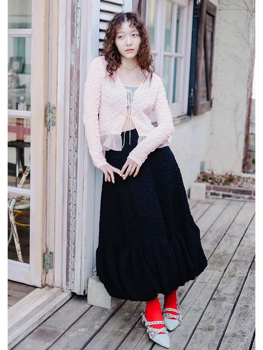 FURFUR「クリンクルシアーカーディガン」|カーディガン|