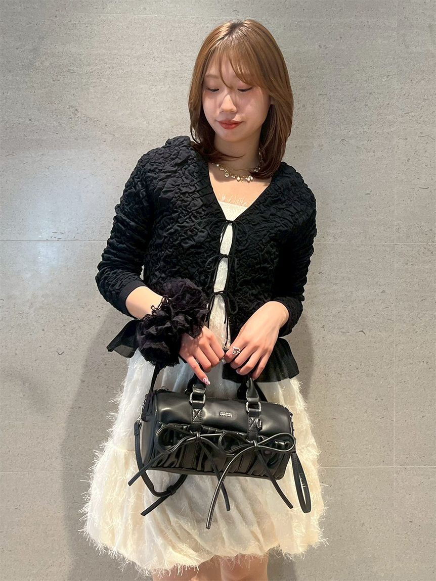 FURFUR「クリンクルシアーカーディガン」|カーディガン|