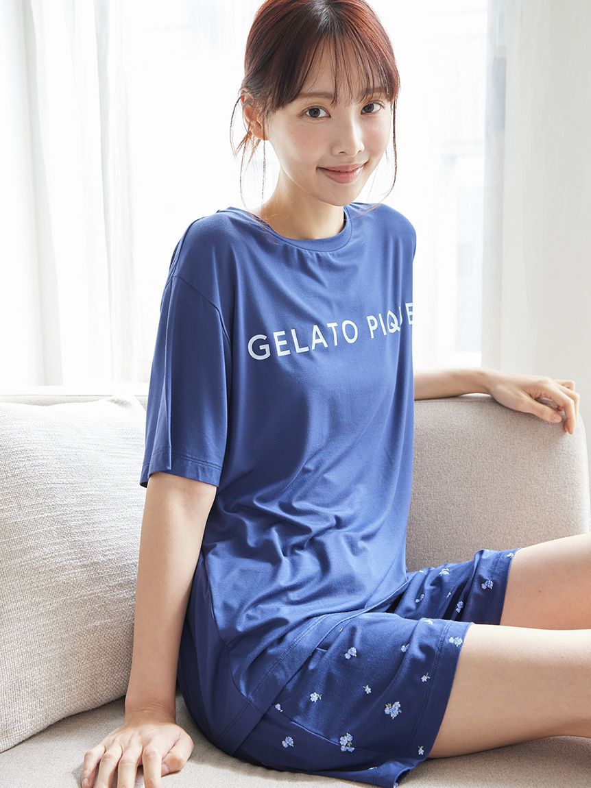 gelato pique「【接触冷感】モチーフ4柄Tシャツ」|ルームウェア|