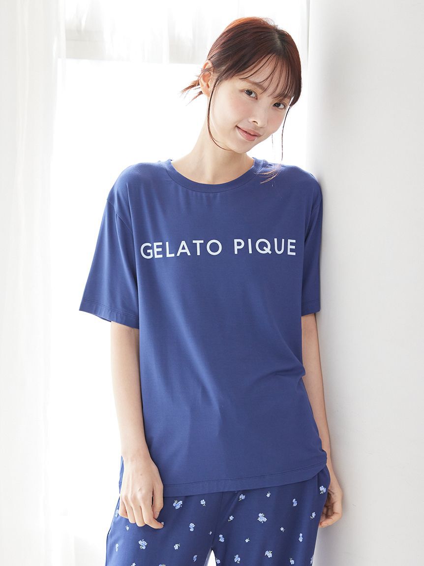gelato pique「【接触冷感】モチーフ4柄Tシャツ」|ルームウェア|