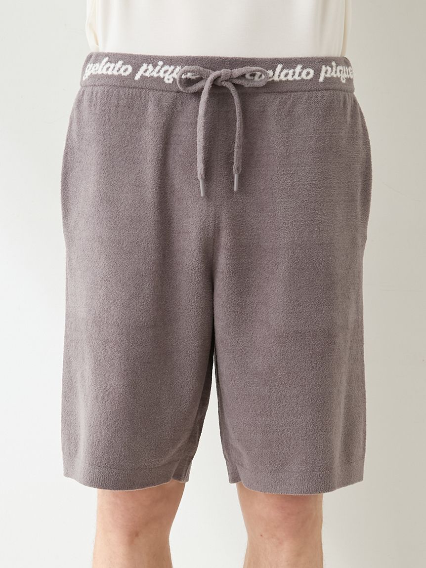 GELATO PIQUE HOMME「【ONLINE限定】【HOMME】エアリーモコドッグジャガードプルオーバー&ハーフパンツセット」|ルームウェア|