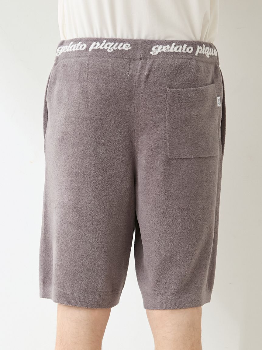 GELATO PIQUE HOMME「【ONLINE限定】【HOMME】エアリーモコドッグジャガードプルオーバー&ハーフパンツセット」|ルームウェア|