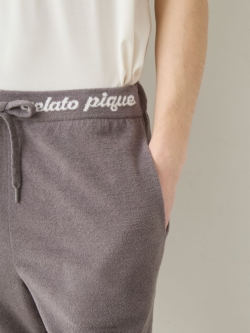 GELATO PIQUE HOMME「【ONLINE限定】【HOMME】エアリーモコドッグジャガードプルオーバー&ハーフパンツセット」|ルームウェア|