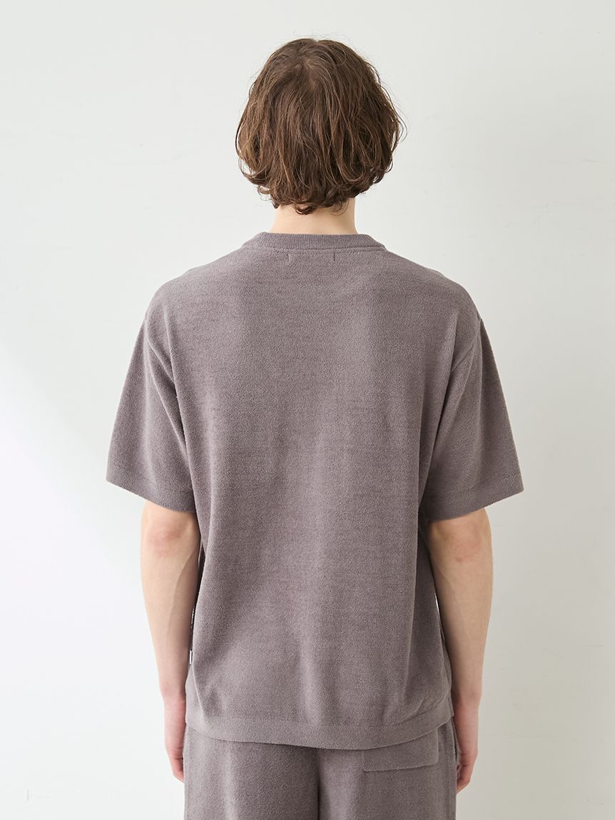 GELATO PIQUE HOMME「【ONLINE限定】【HOMME】エアリーモコドッグジャガードプルオーバー&ハーフパンツセット」|ルームウェア|