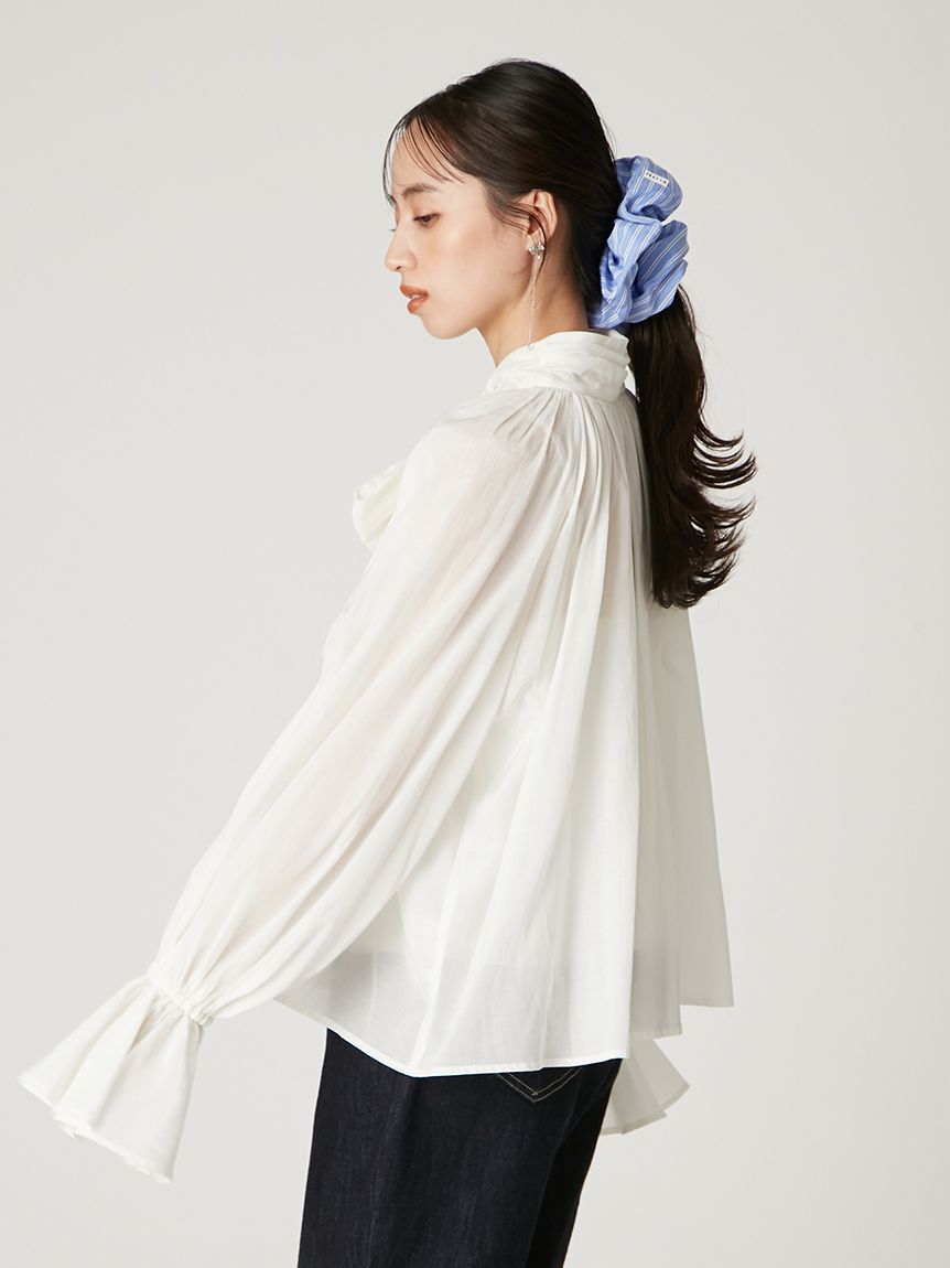 FRAY I.D「2wayシアーボウタイブラウス／ウォッシャブル」|シャツ・ブラウス|