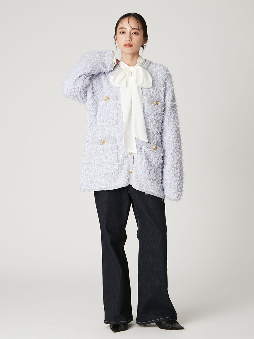 FRAY I.D「2wayシアーボウタイブラウス／ウォッシャブル」|シャツ・ブラウス|