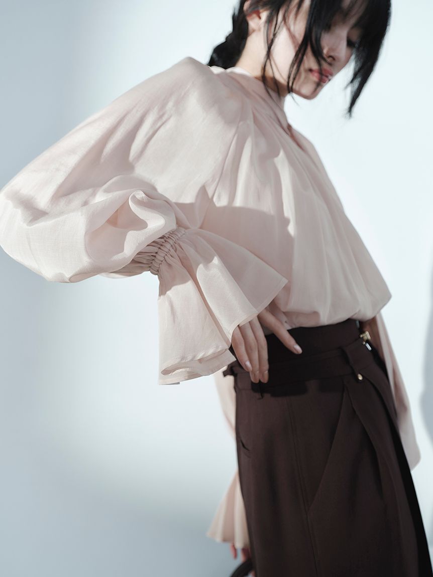 FRAY I.D「2wayシアーボウタイブラウス／ウォッシャブル」|シャツ・ブラウス|