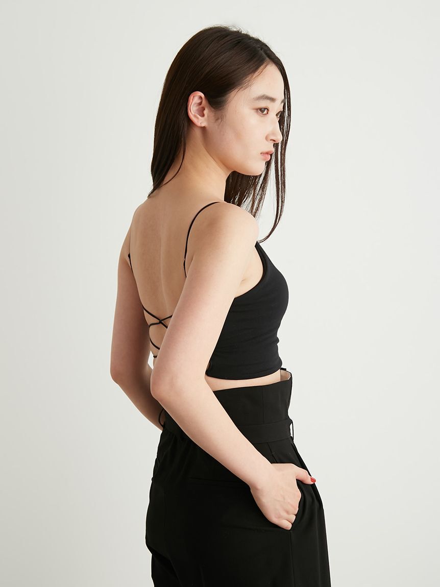 LILY BROWN Lingerie「ブラレット/バッククロス」|キャミソール|
