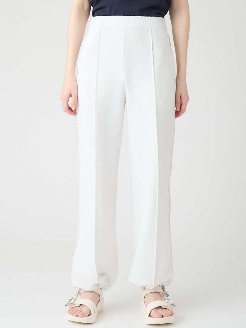 CELFORD「【UVカット】カットツイードロングパンツ」|チノ|