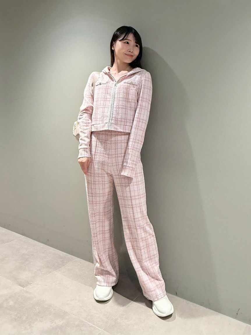 CELFORD「【UVカット】カットツイードロングパンツ」|チノ|