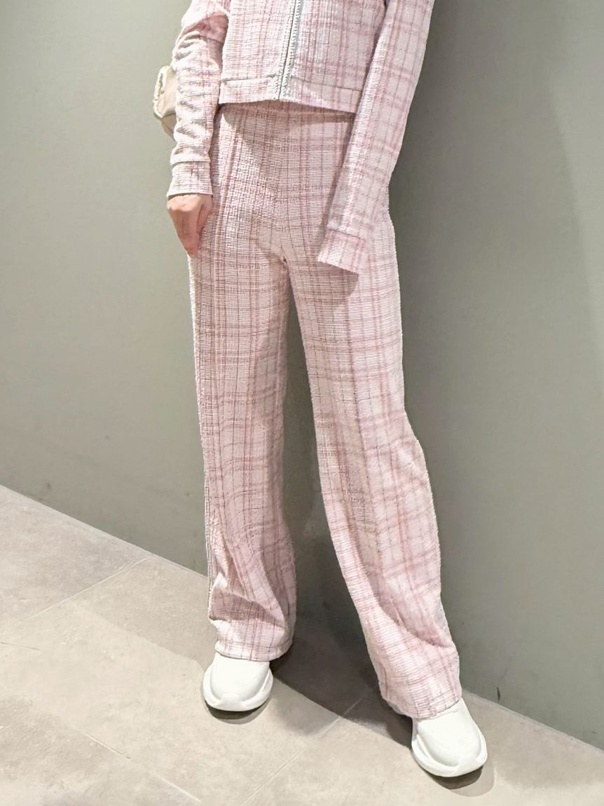 CELFORD「【UVカット】カットツイードロングパンツ」|チノ|