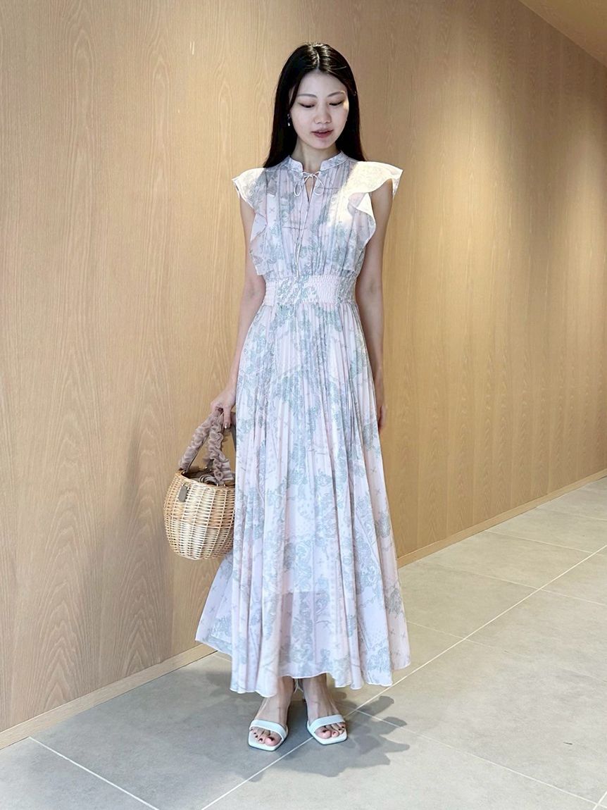 CELFORD「バンダナシフォンワンピース」|ワンピース|