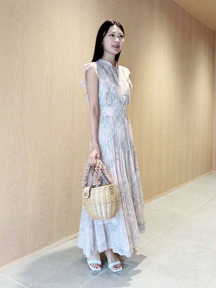 CELFORD「バンダナシフォンワンピース」|ワンピース|