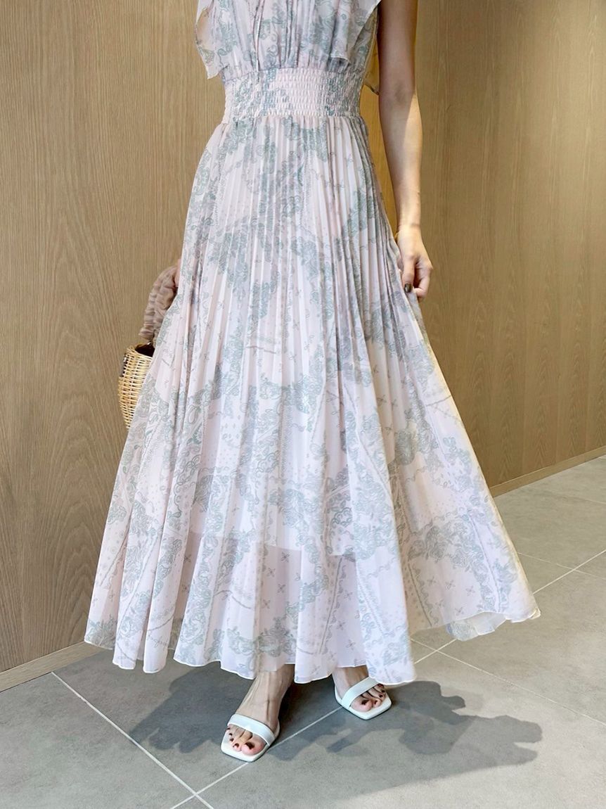 CELFORD「バンダナシフォンワンピース」|ワンピース|