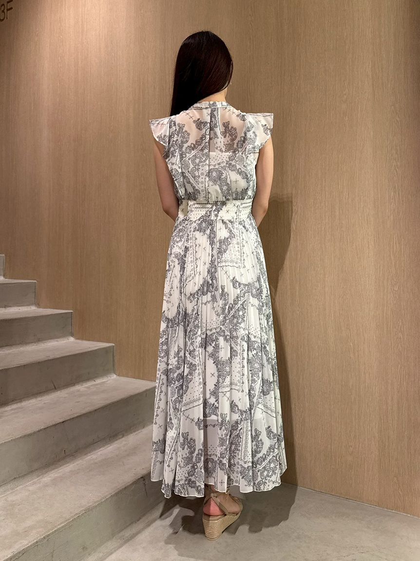 CELFORD「バンダナシフォンワンピース」|ワンピース|